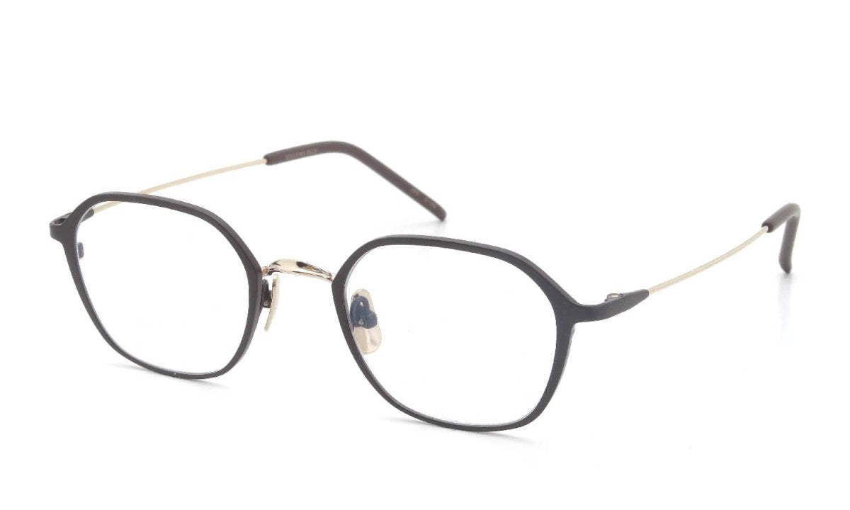 YELLOWS PLUS TIFF EYEGLASS FRAME Matt brown/Gold