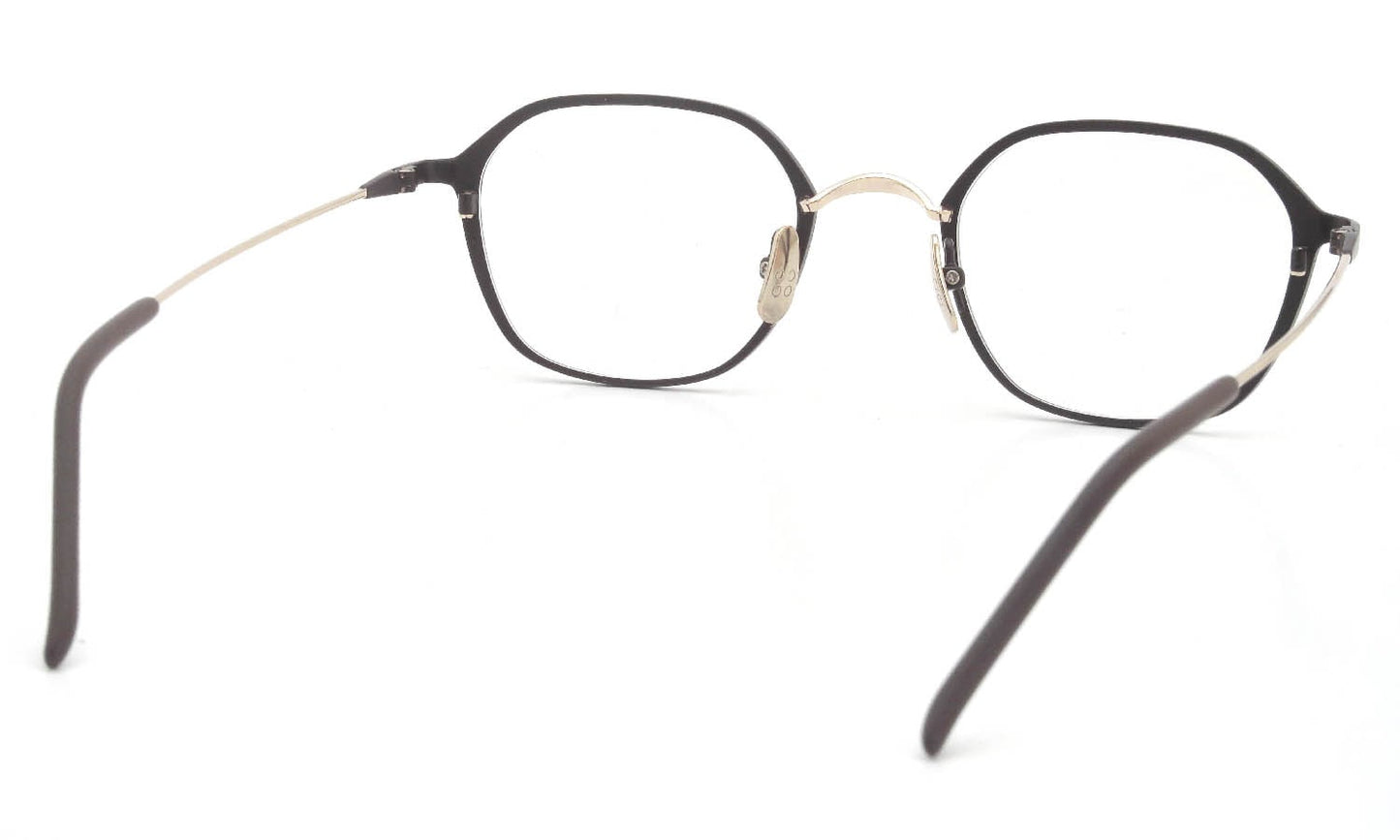 YELLOWS PLUS TIFF EYEGLASS FRAME Matt brown/Gold