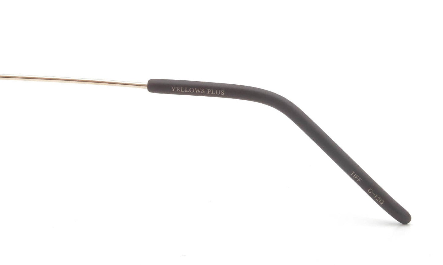 YELLOWS PLUS TIFF EYEGLASS FRAME Matt brown/Gold