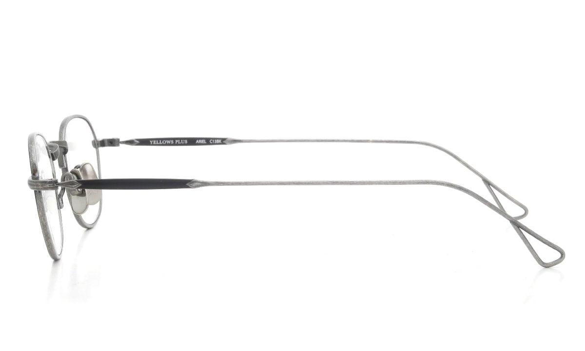 YELLOWS PLUS ARIEL EYEGLASS FRAME Real Damage Silver/Black