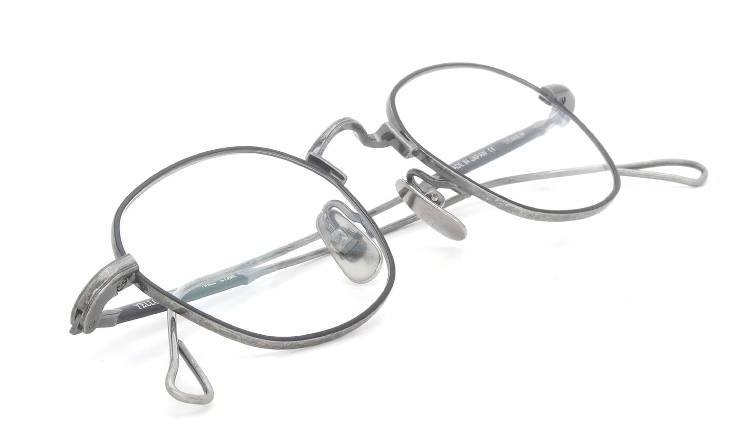 YELLOWS PLUS ARIEL EYEGLASS FRAME Real Damage Silver/Black