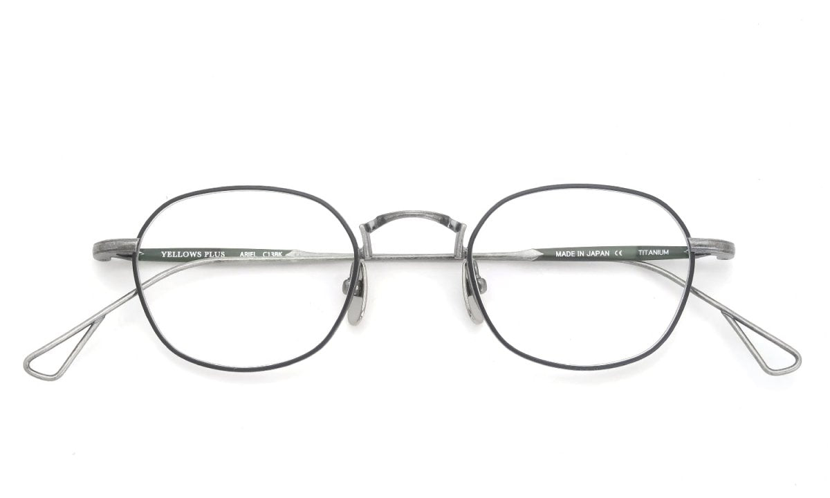 YELLOWS PLUS ARIEL EYEGLASS FRAME Real Damage Silver/Black