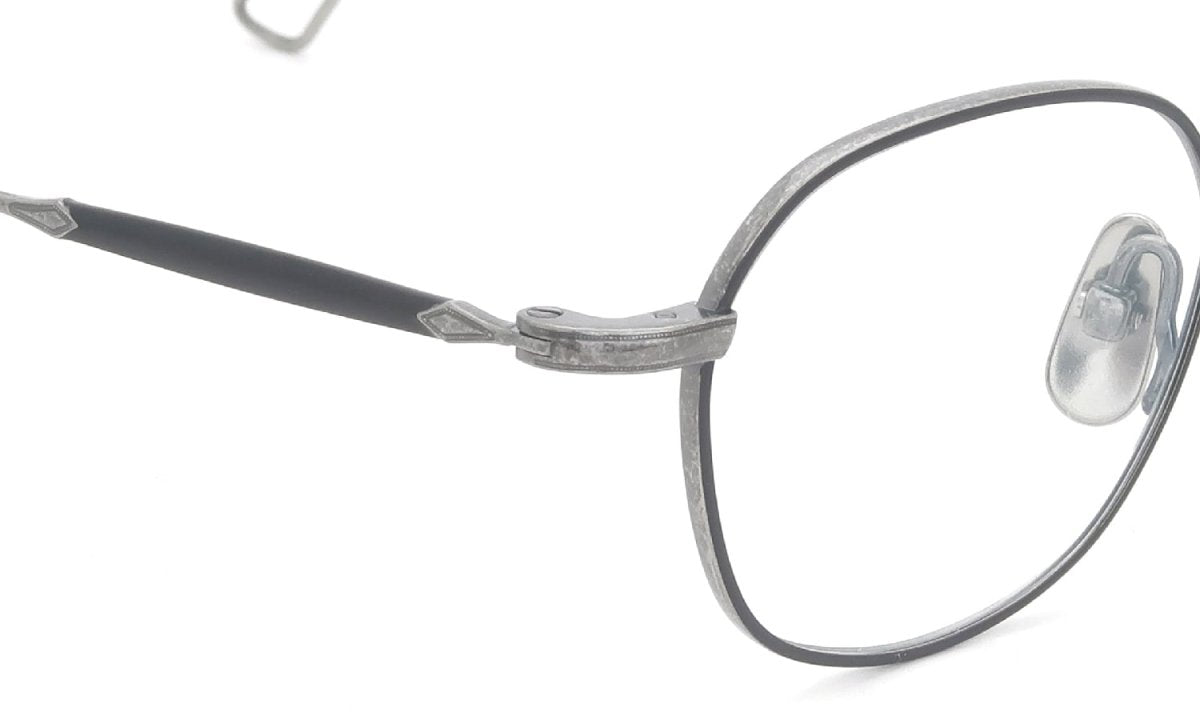 YELLOWS PLUS ARIEL EYEGLASS FRAME Real Damage Silver/Black