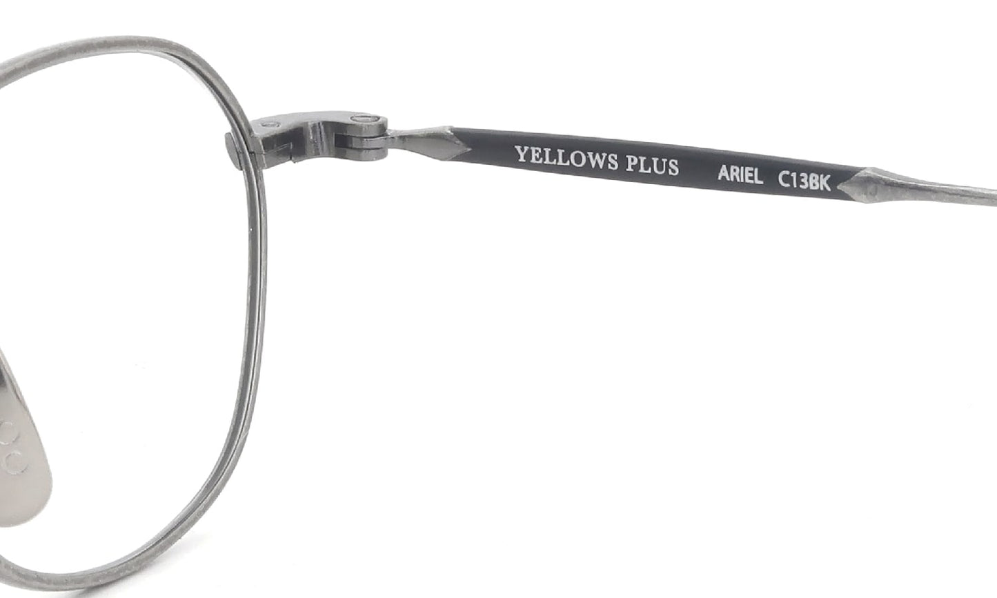 YELLOWS PLUS ARIEL EYEGLASS FRAME Real Damage Silver/Black