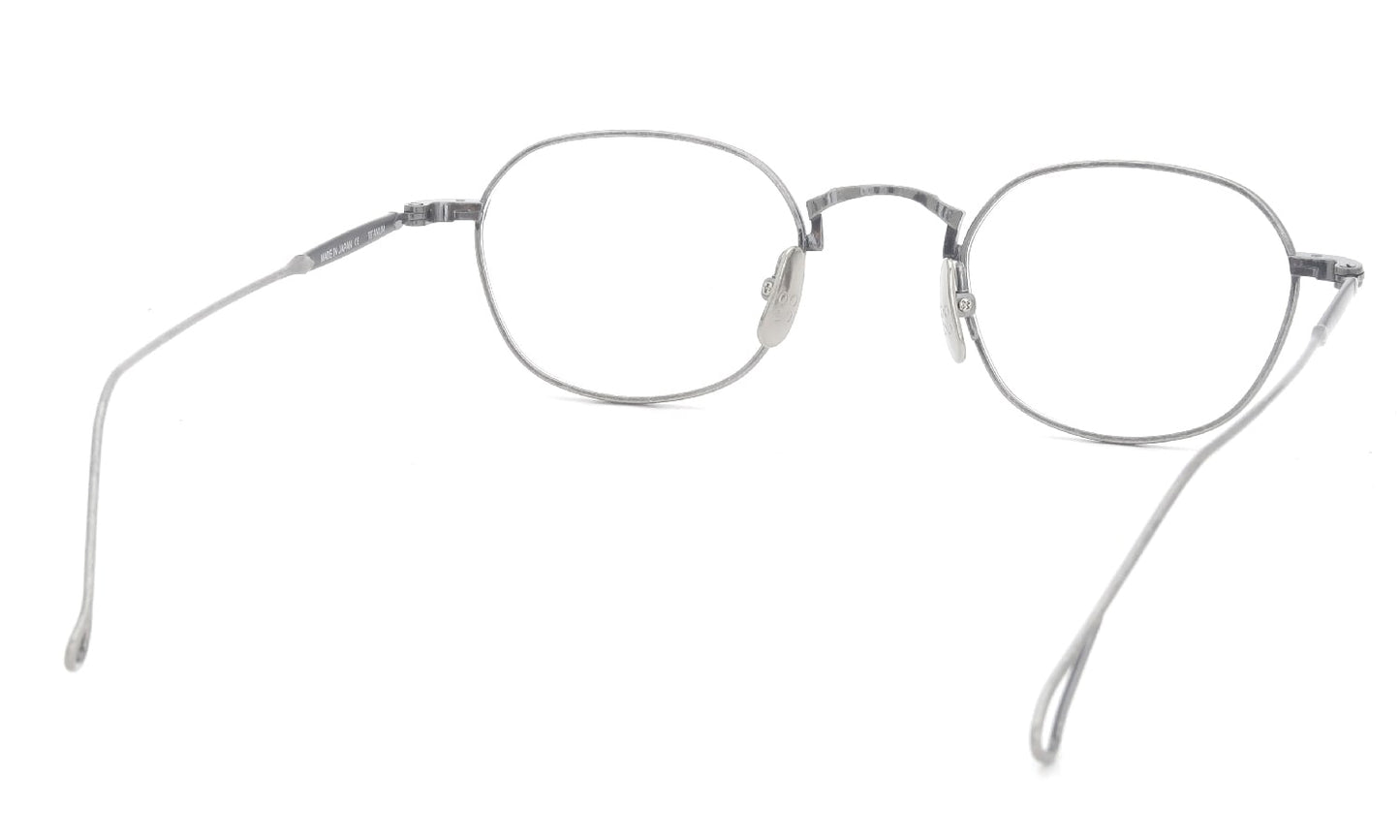 YELLOWS PLUS ARIEL EYEGLASS FRAME Real Damage Silver/Black