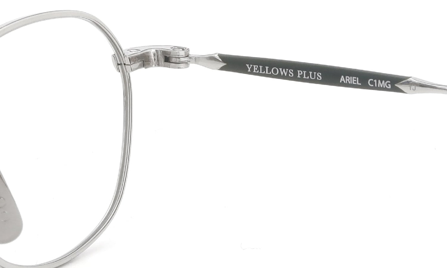 YELLOWS PLUS ARIEL EYEGLASS FRAME Silver/Moss Green