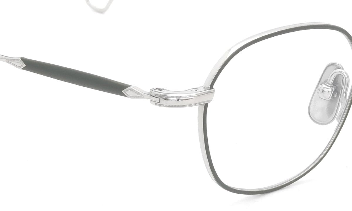 YELLOWS PLUS ARIEL EYEGLASS FRAME Silver/Moss Green