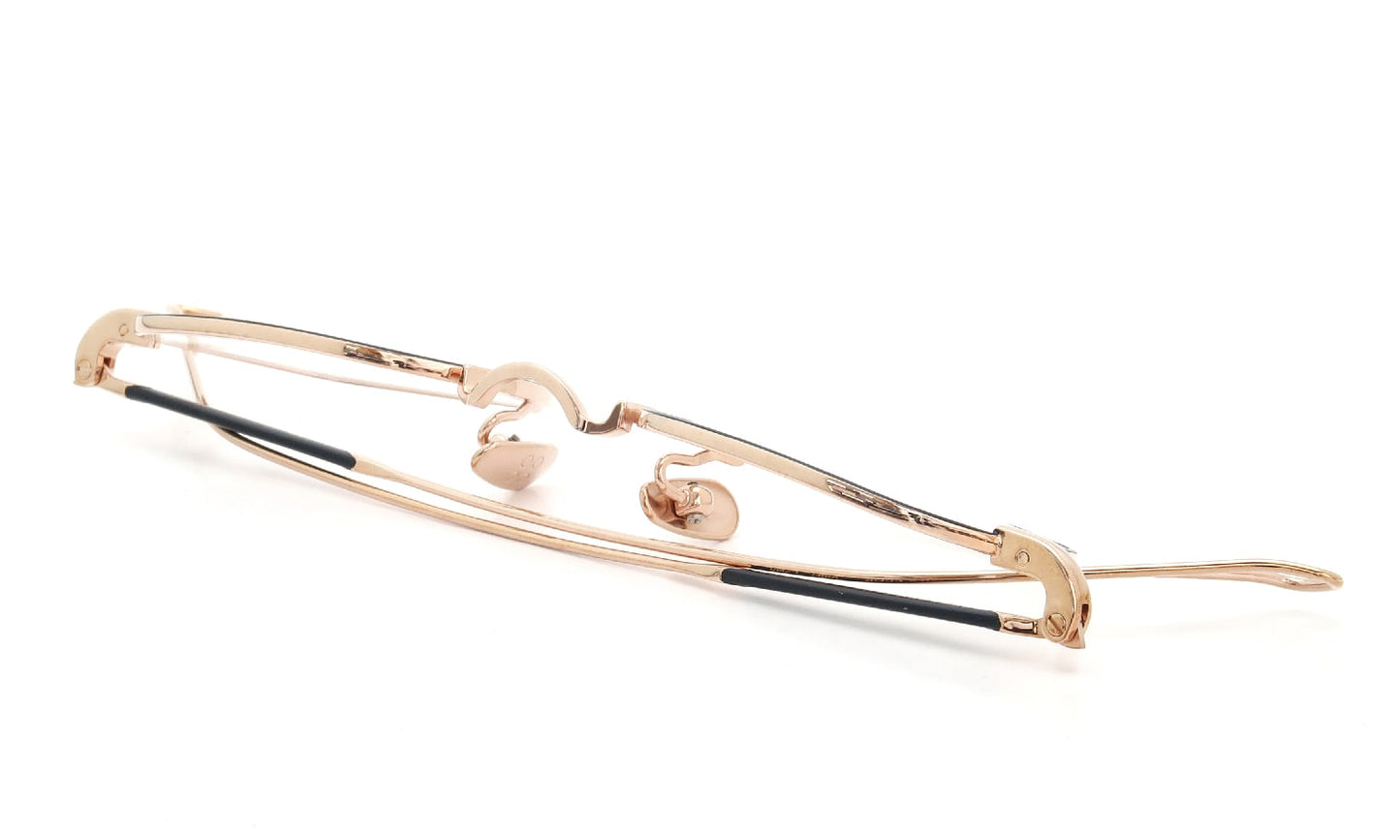 YELLOWS PLUS ARIEL EYEGLASS FRAME Deep Gold/Navy