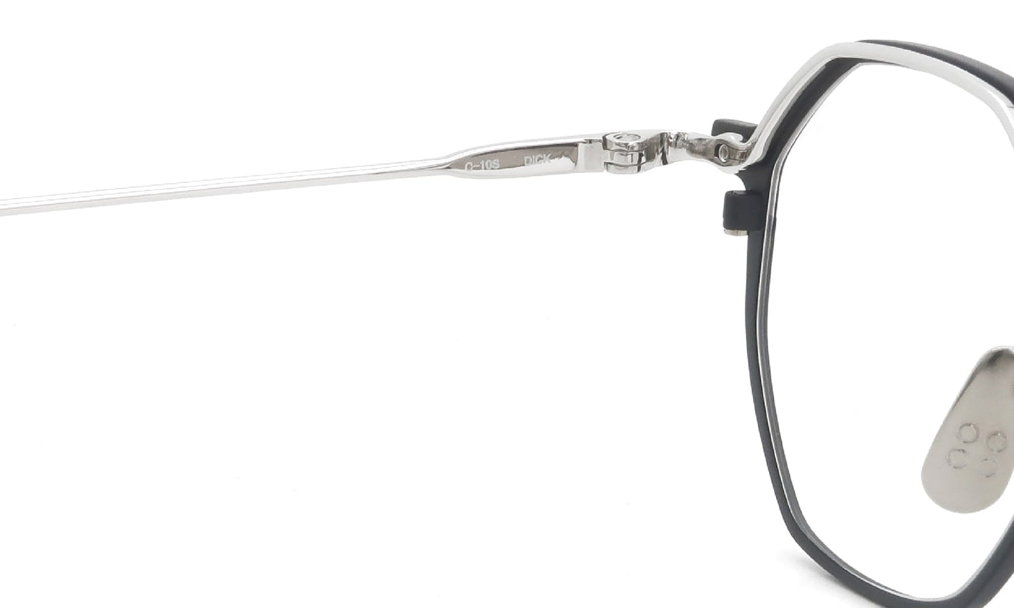 YELLOWS PLUS DICK EYEWEAR Matt Black/Silver