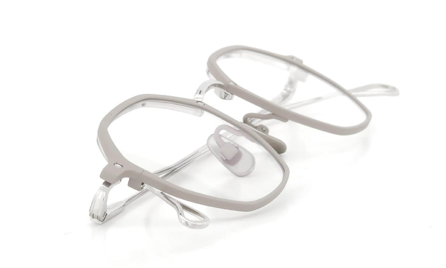 YELLOWS PLUS DICK EYEWEAR Matt Beige/Silver