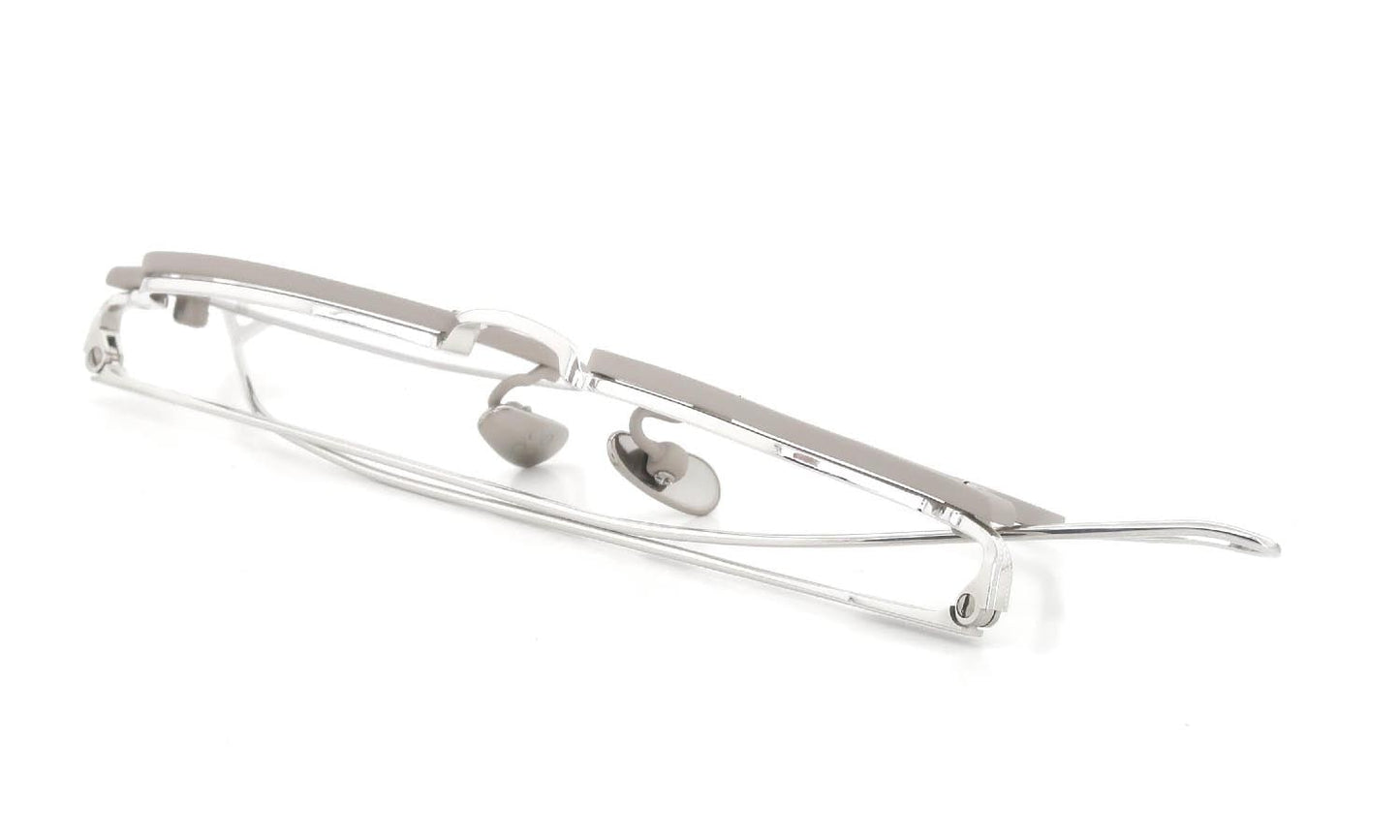 YELLOWS PLUS DICK EYEWEAR Matt Beige/Silver