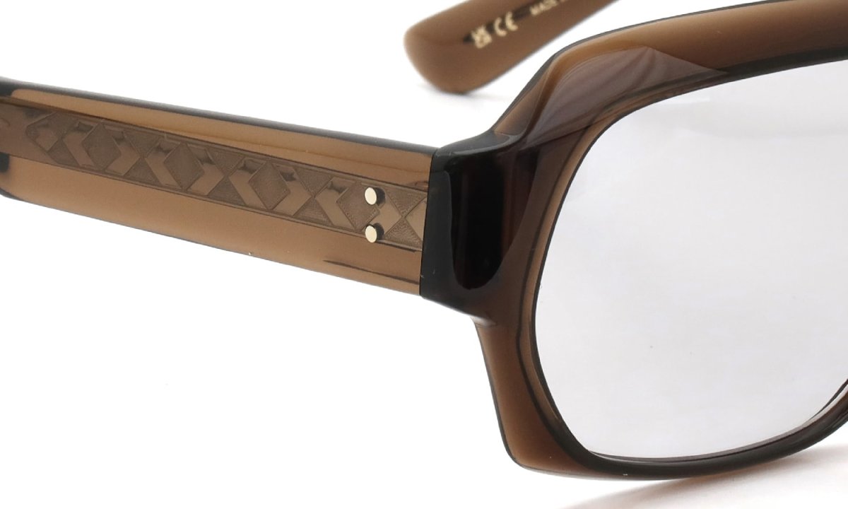 YELLOWS PLUS SUNGLASS GREG Crystal Brown