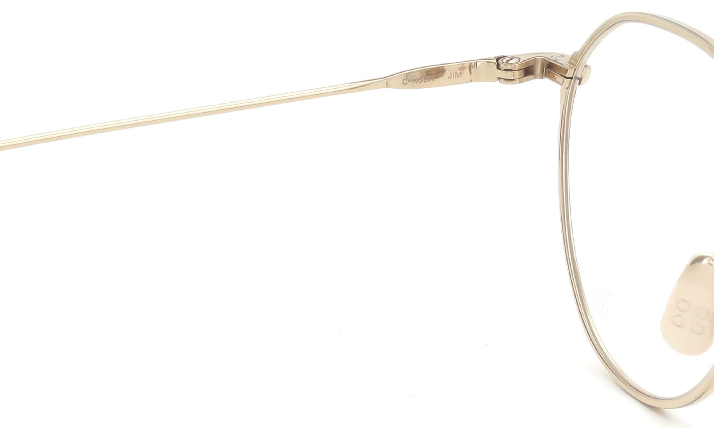 YELLOWS PLUS JIM EYEWEAR Gold/Brown