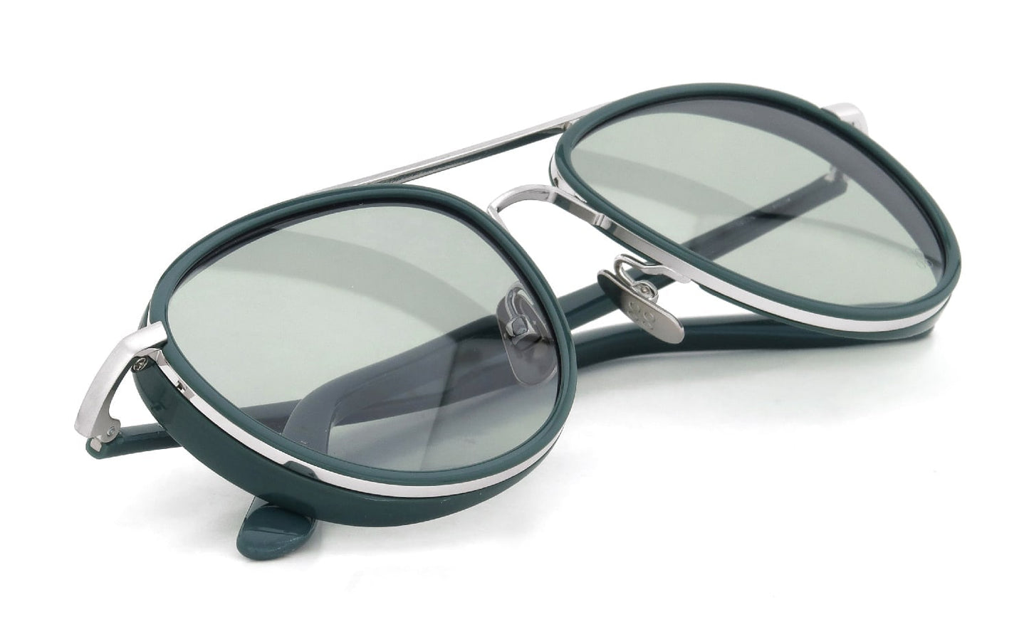 YELLOWS PLUS NATE SUNGLASS Cactus green/Silver