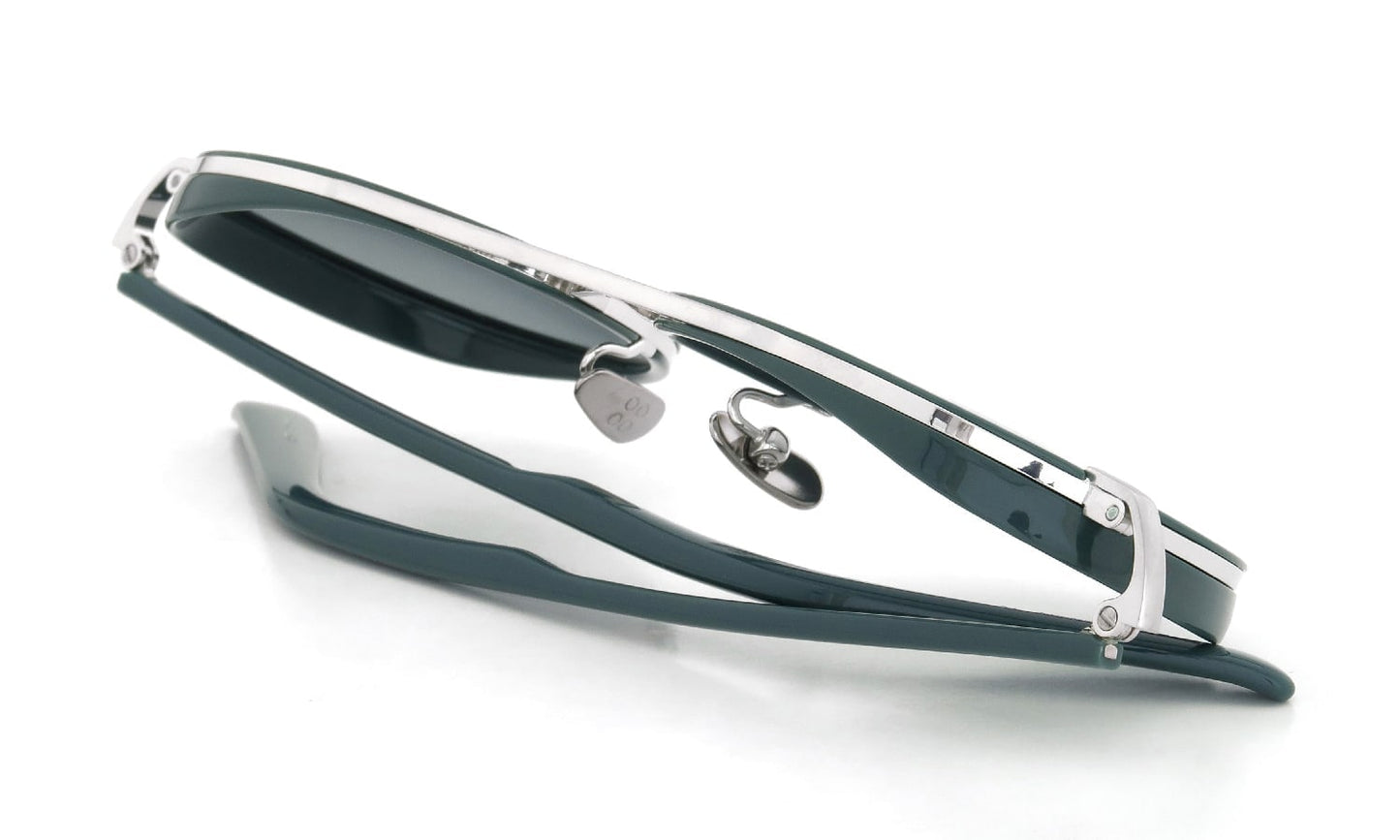 YELLOWS PLUS NATE SUNGLASS Cactus green/Silver