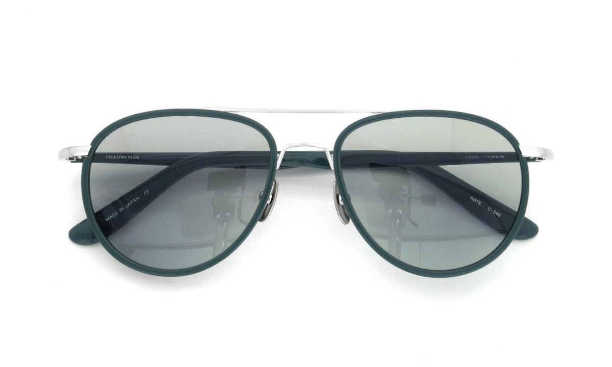 YELLOWS PLUS NATE SUNGLASS Cactus green/Silver