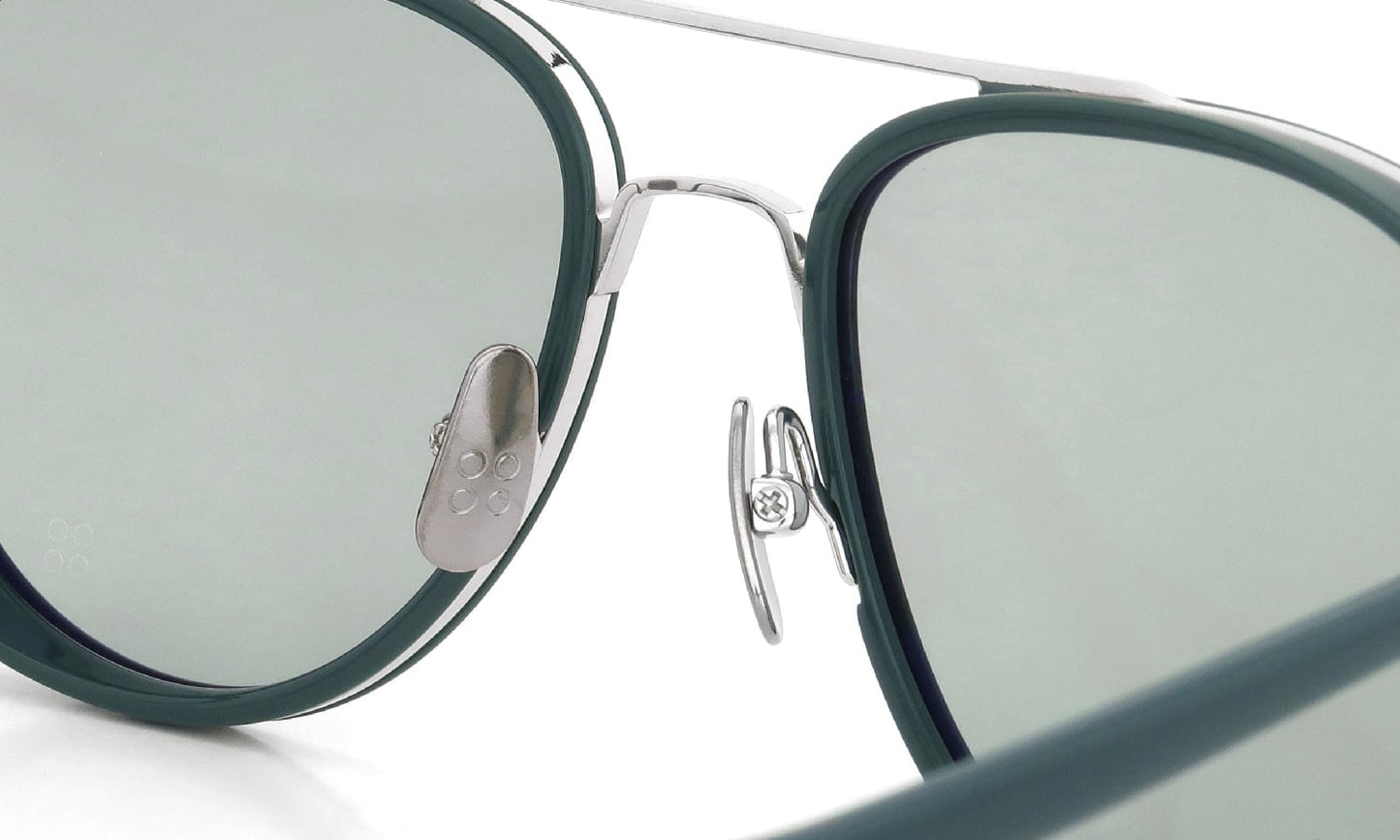 YELLOWS PLUS NATE SUNGLASS Cactus green/Silver