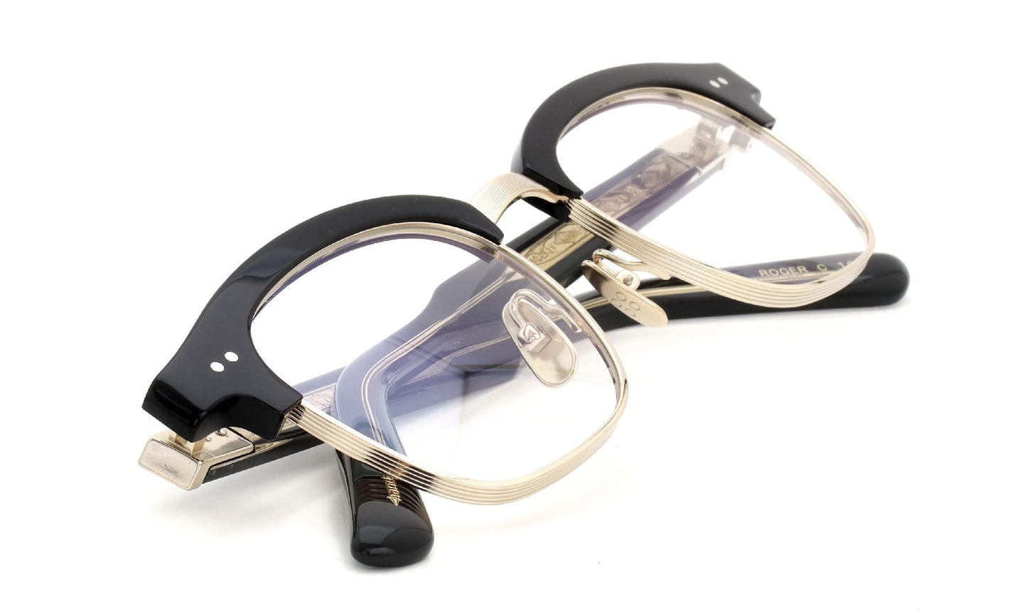 YELLOWS PLUS ROGER EYEGLASS FRAME Black Gold