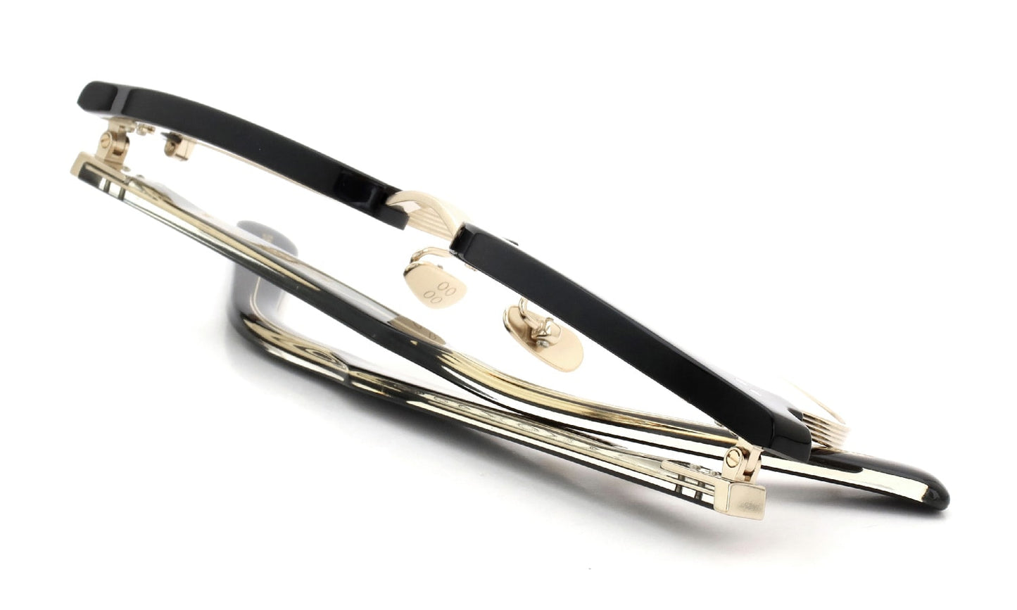 YELLOWS PLUS ROGER EYEGLASS FRAME Black Gold