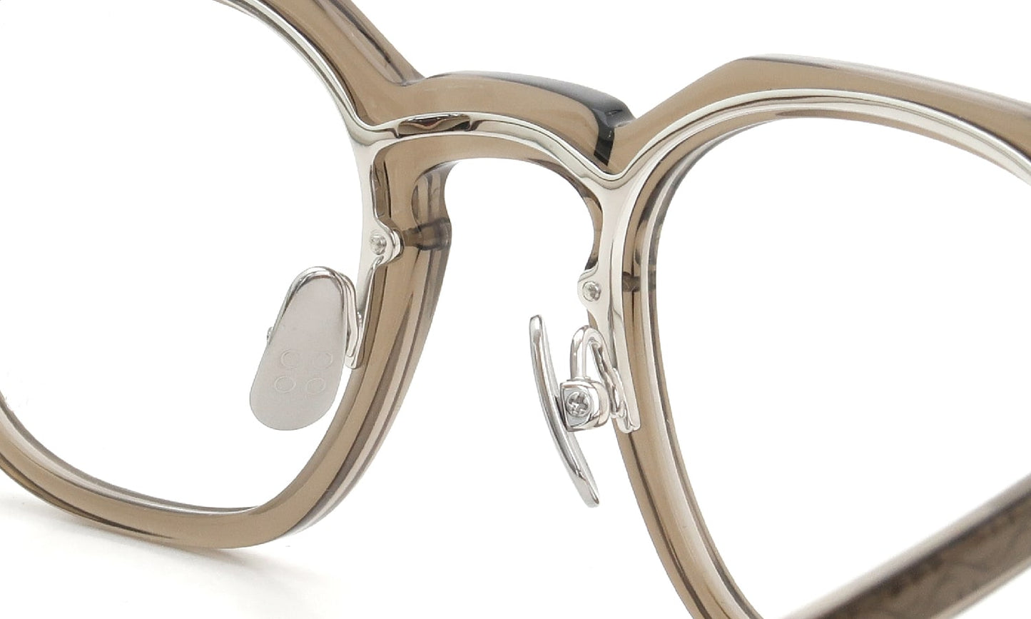 YELLOWS PLUS DENNIS EYEWEAR Burnt Umber/Silver