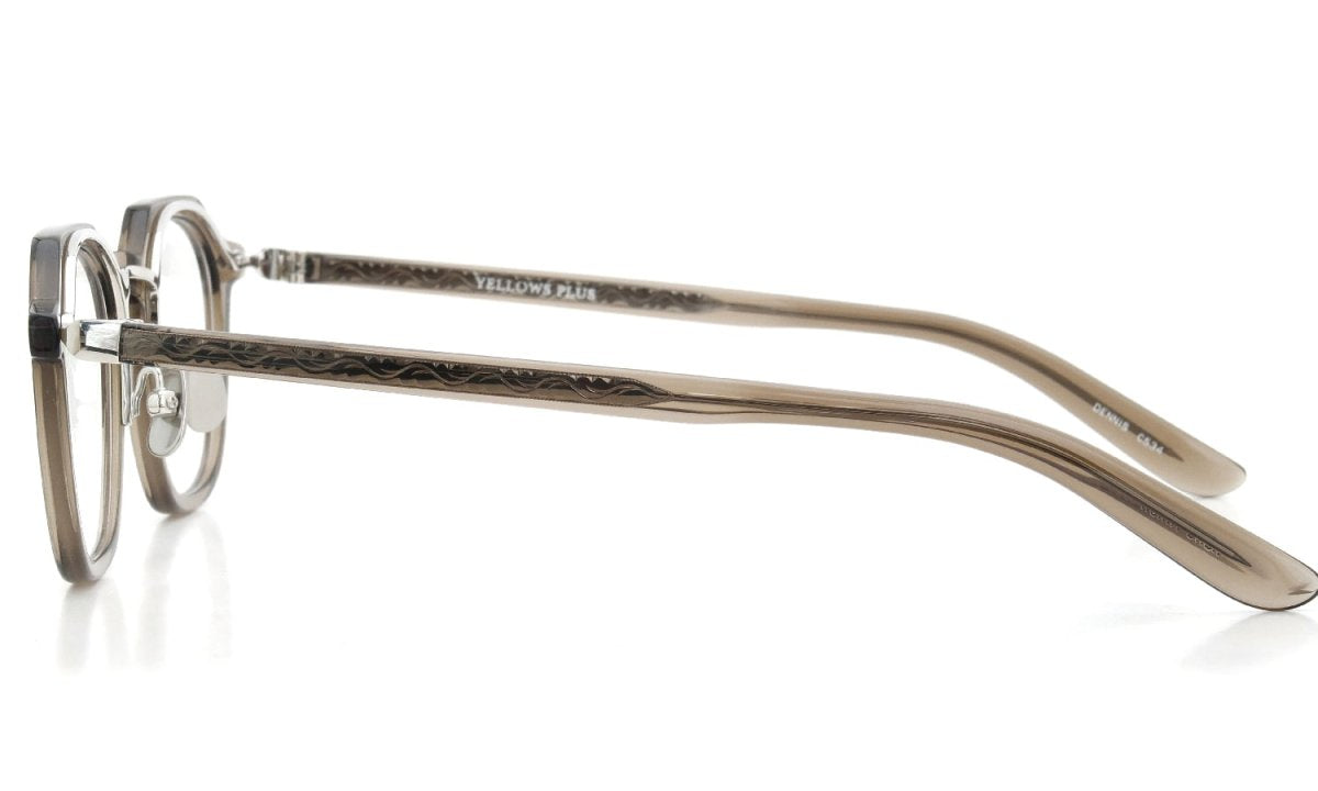 YELLOWS PLUS DENNIS EYEWEAR Burnt Umber/Silver