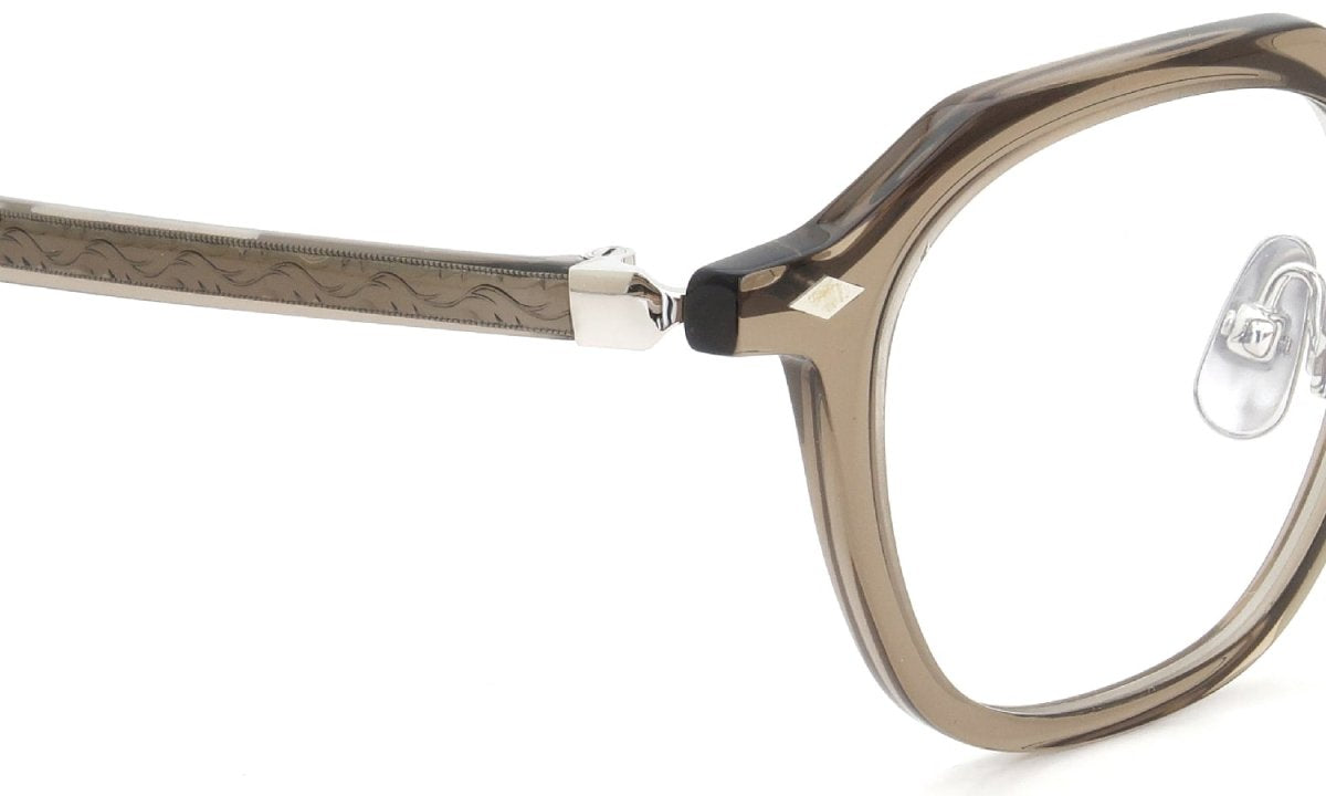 YELLOWS PLUS DENNIS EYEWEAR Burnt Umber/Silver