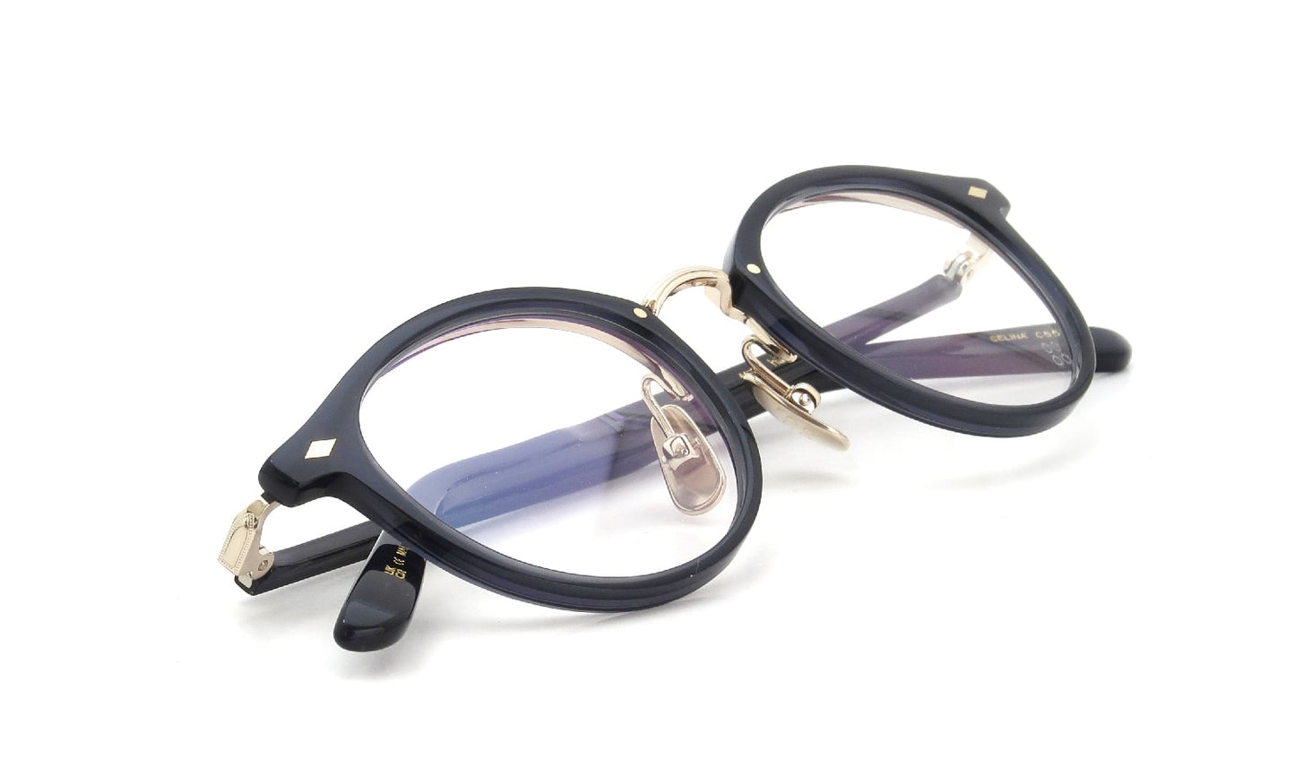 YELLOWS PLUS SILMO2023 SELINA EYEWEAR Mid Night Blue/Gold