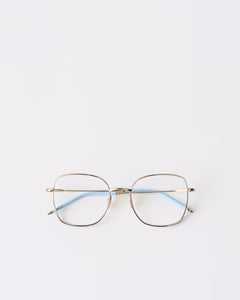 YELLOWS PLUS ZARA EYEGLASS FRAME Gold/Isle Tone Blue