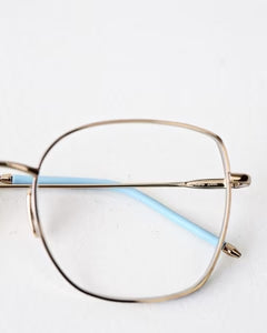YELLOWS PLUS ZARA EYEGLASS FRAME Gold/Isle Tone Blue