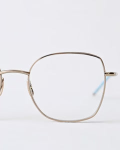 YELLOWS PLUS ZARA EYEGLASS FRAME Gold/Isle Tone Blue