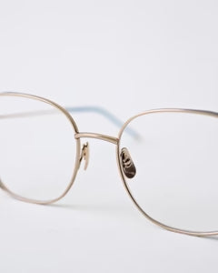 YELLOWS PLUS ZARA EYEGLASS FRAME Gold/Isle Tone Blue