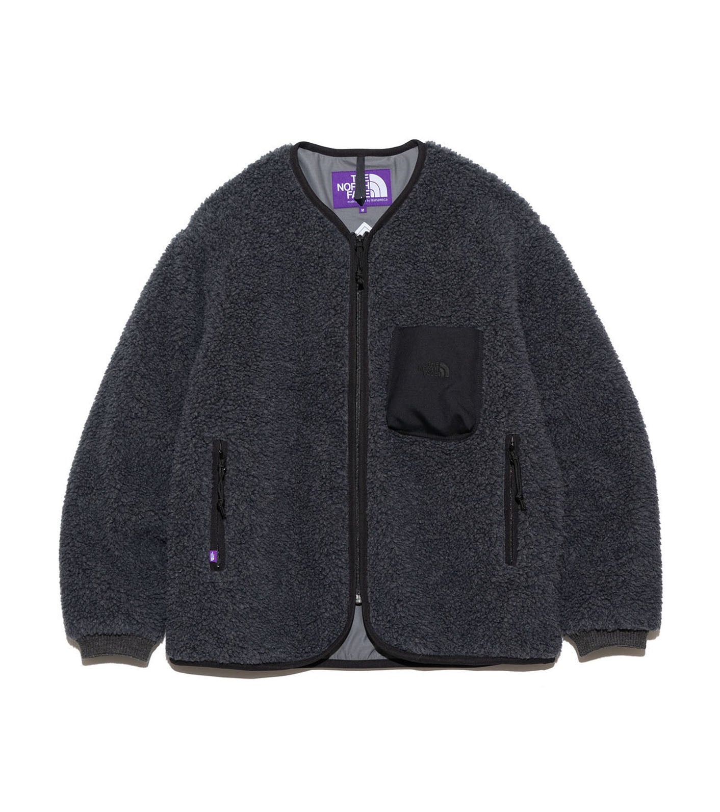 THE NORTH FACE PURPLE LABEL Wool Boa WINDSTOPPER Field Cardigan