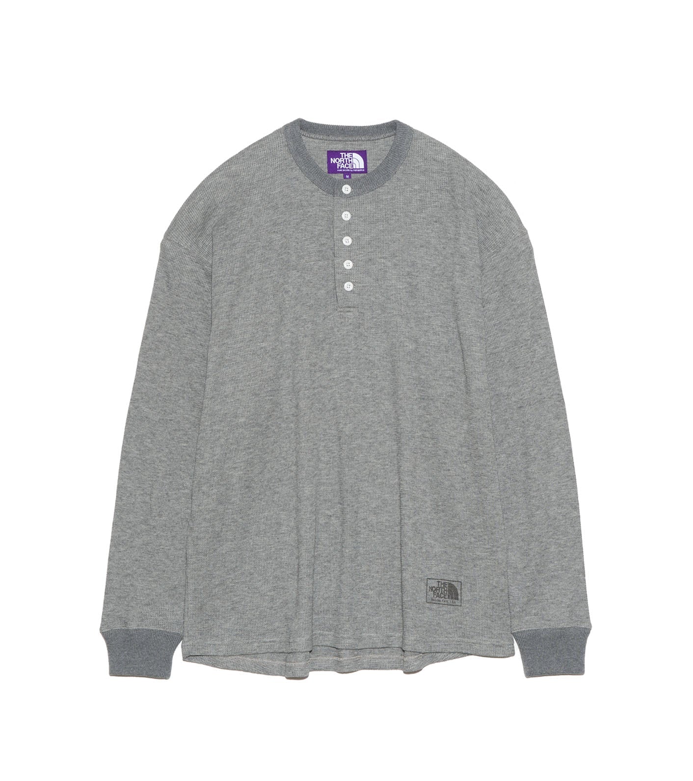 THE NORTH FACE PURPLE LABEL Field Long Sleeve Henley Neck Graphic Tee