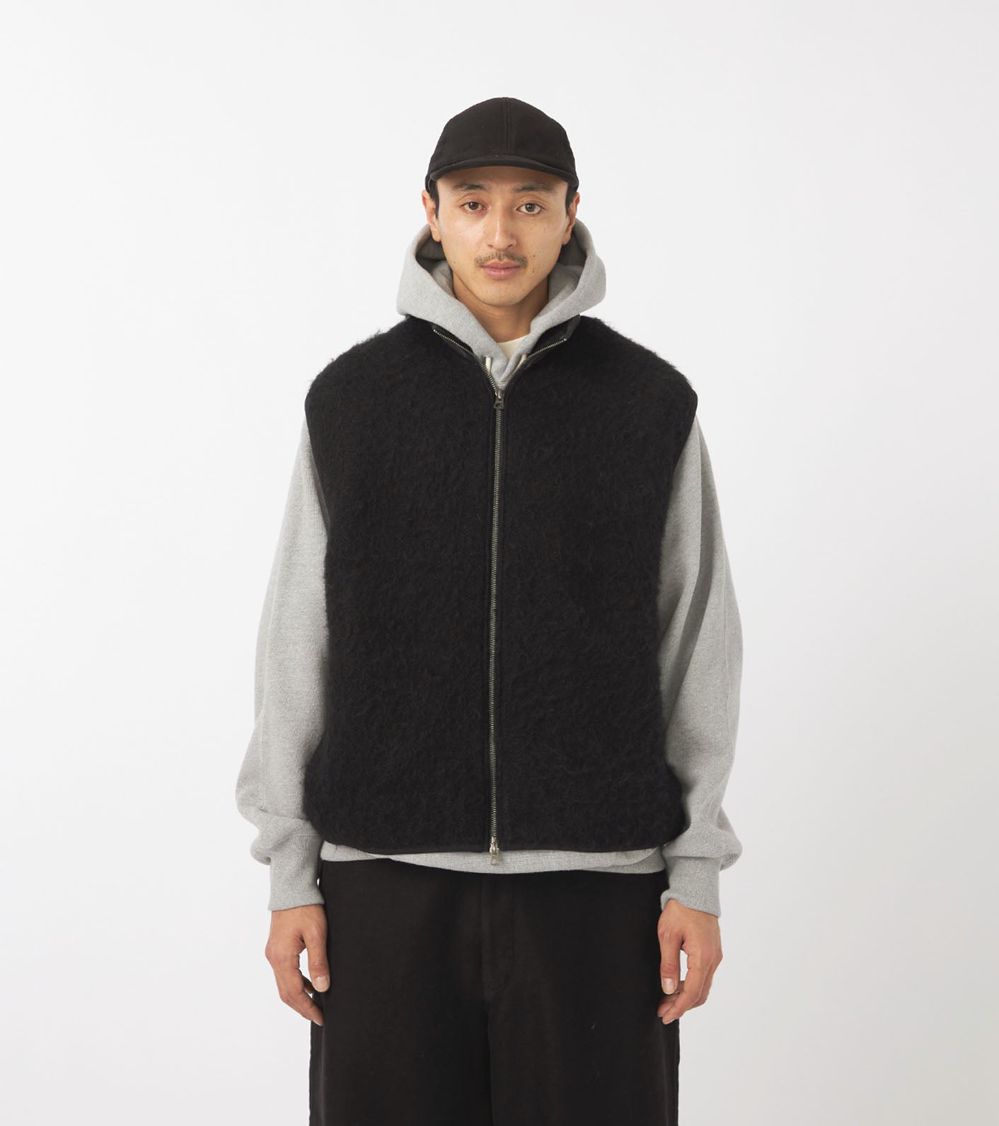 nanamica Zip-Up Mohair Vest