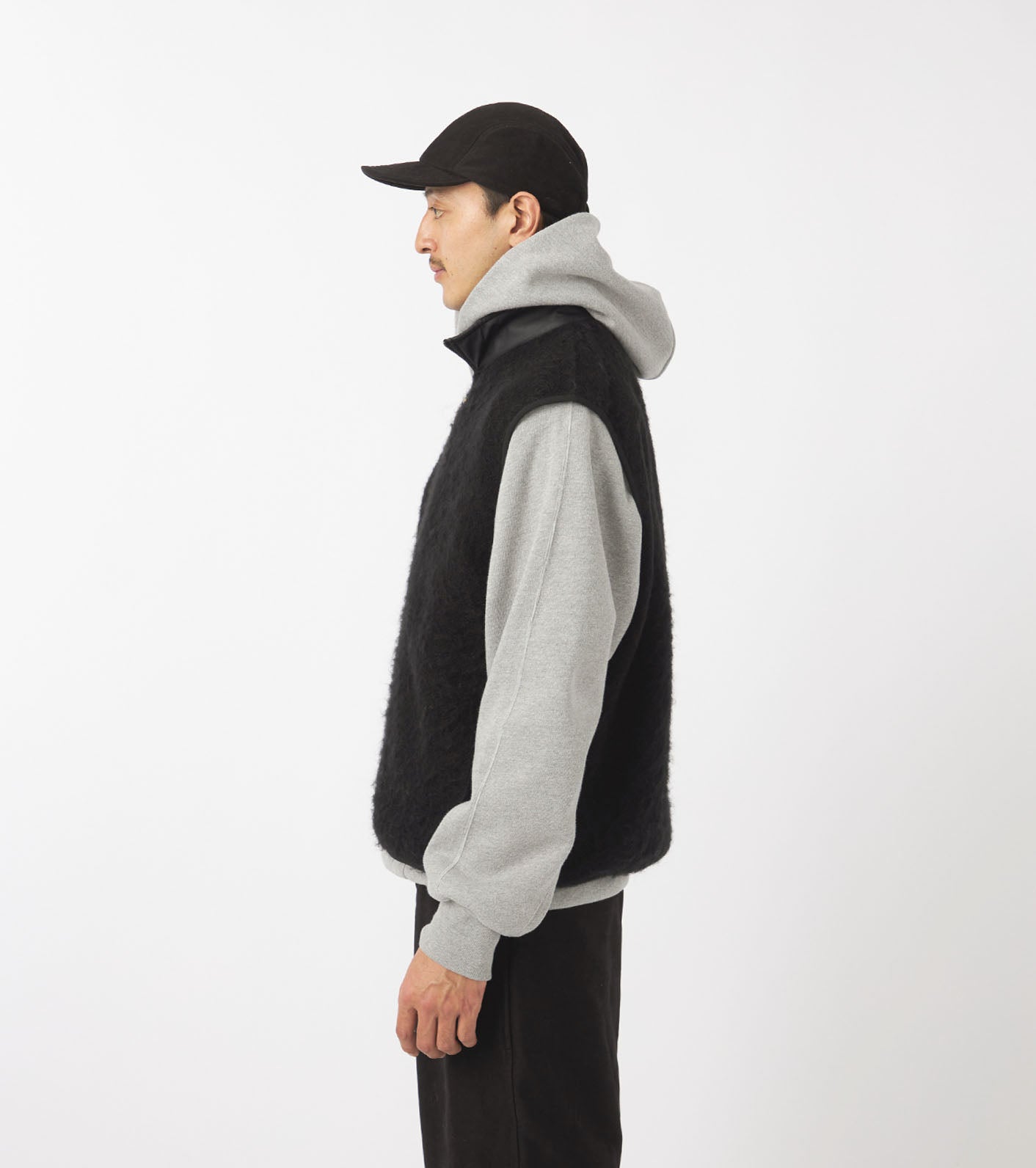 nanamica Zip-Up Mohair Vest