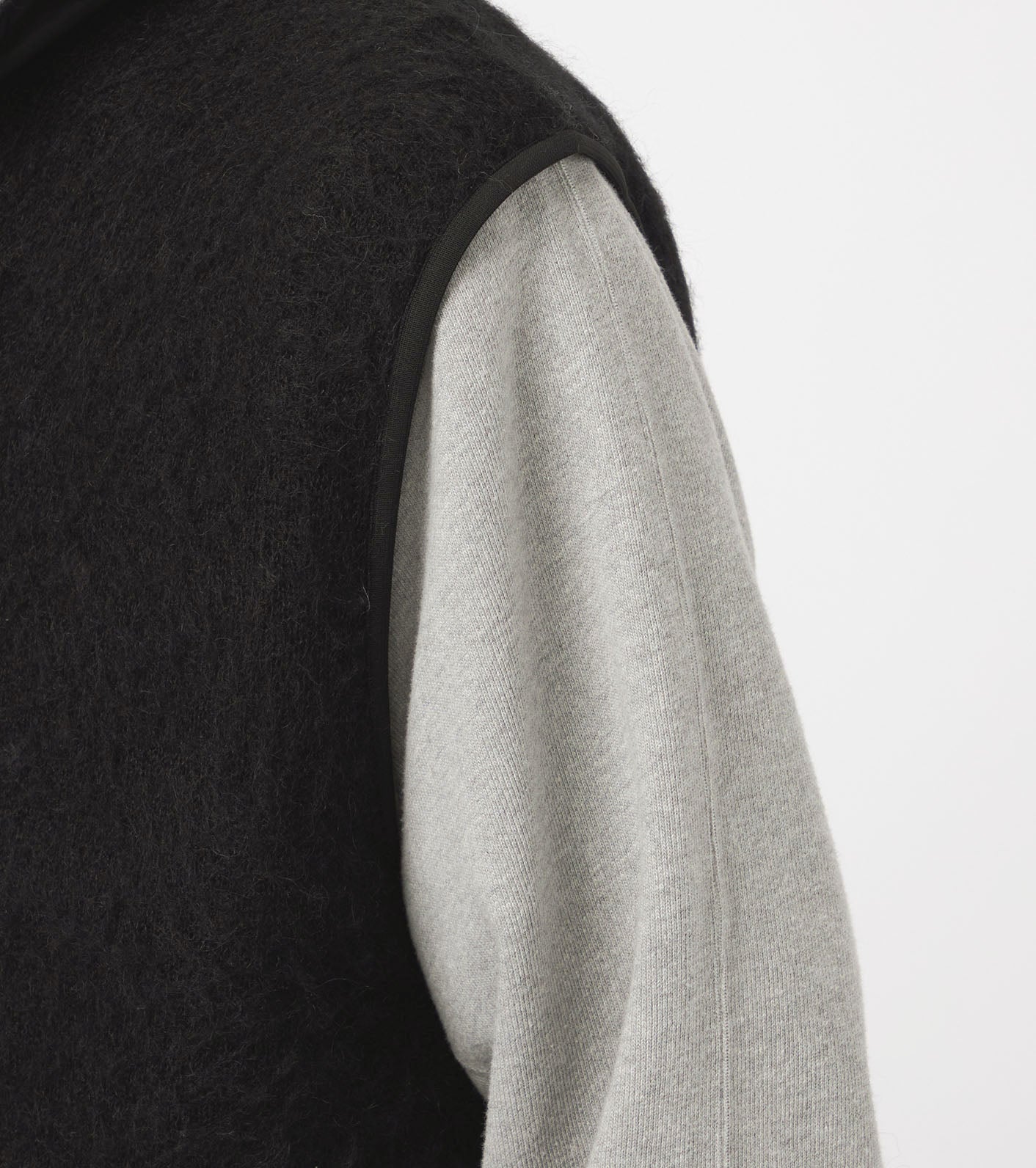 nanamica Zip-Up Mohair Vest