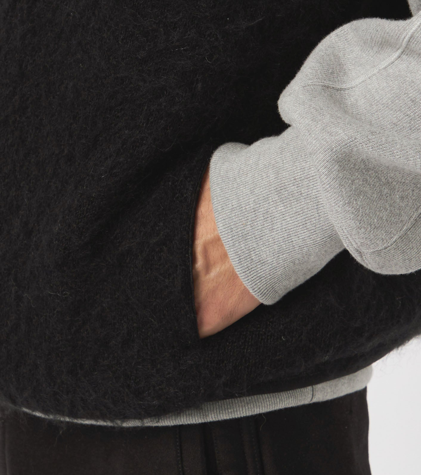 nanamica Zip-Up Mohair Vest