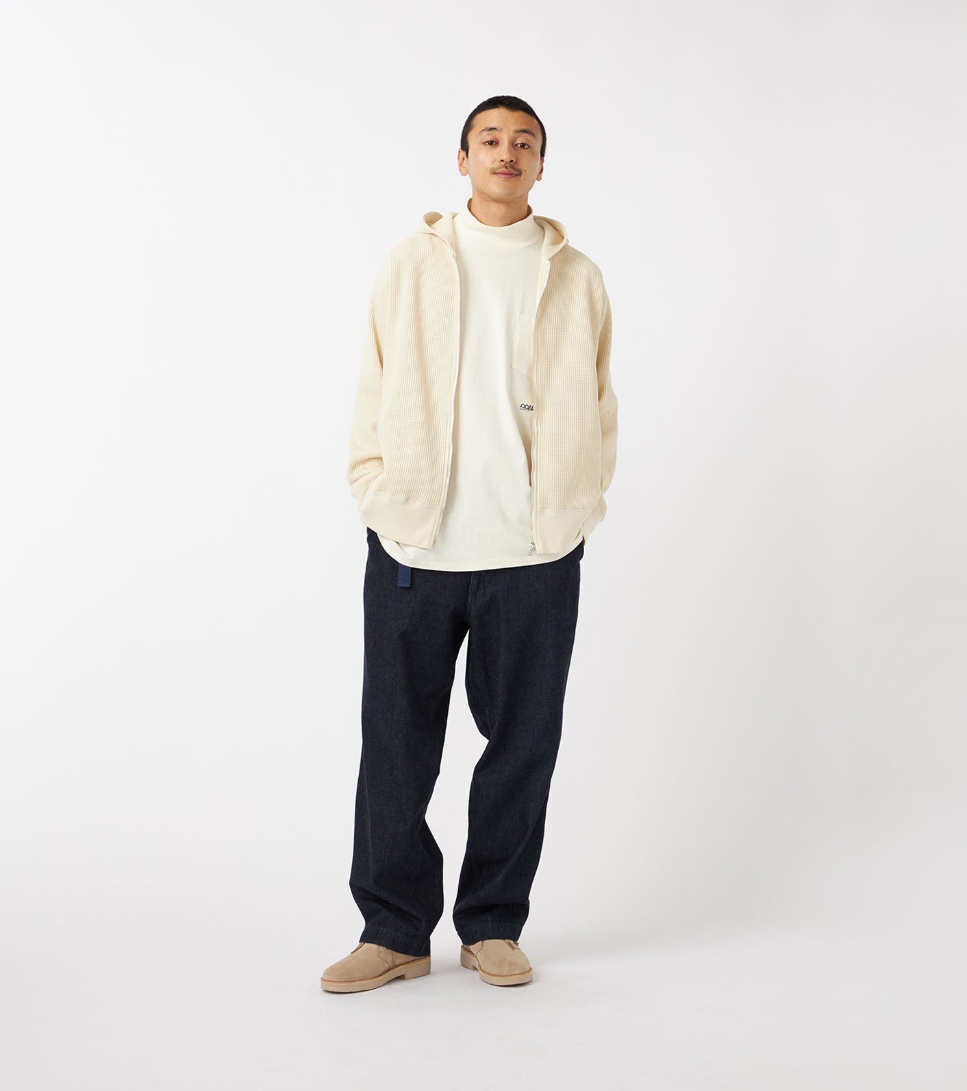 nanamica Zip-Up Thermal Hoodie