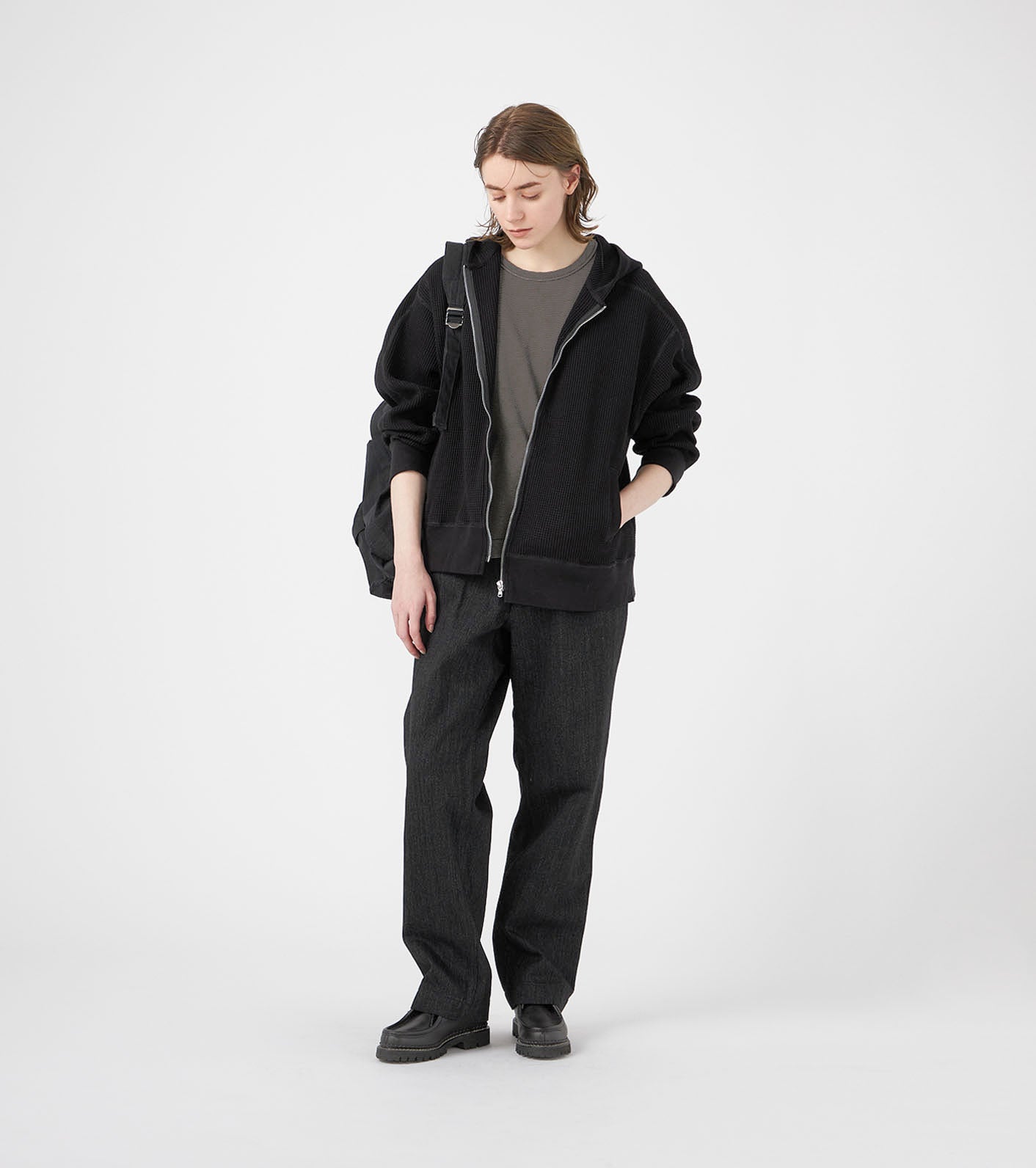 nanamica Zip-Up Thermal Hoodie