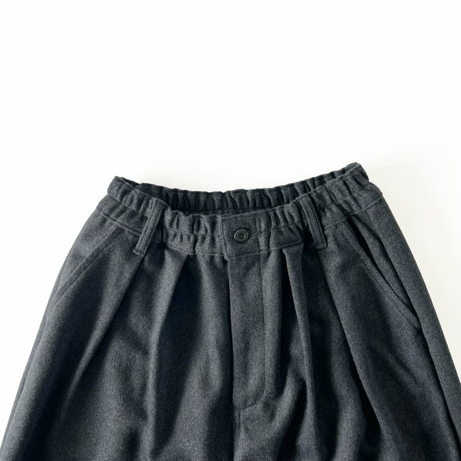 HARVESTY WOOLEN BEAVER CLOTH CIRCUS PANTS