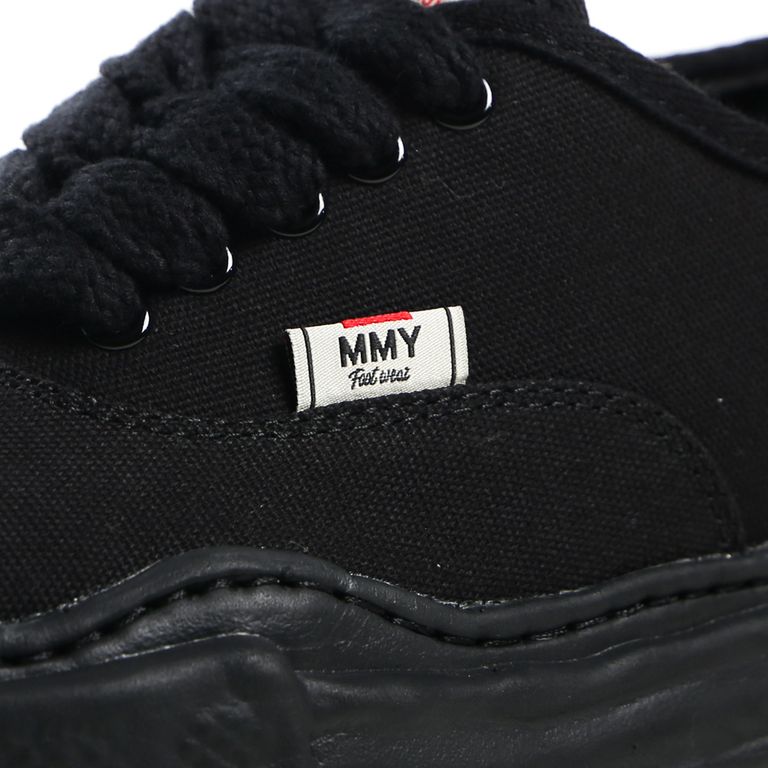Maison MIHARA YASUHIRO BAKER Original Sole Canvas Lowtop Sneaker Black x Black