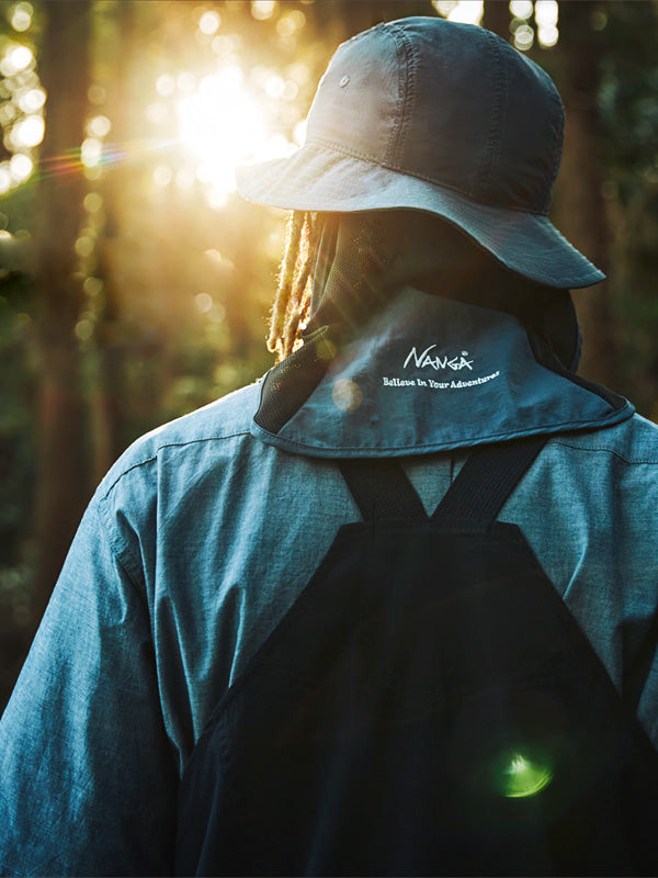 NANGA NYLON TUSSER SUNSHADE HAT