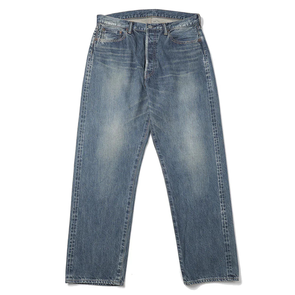 A.PRESSE Washed Denim Wide Pants