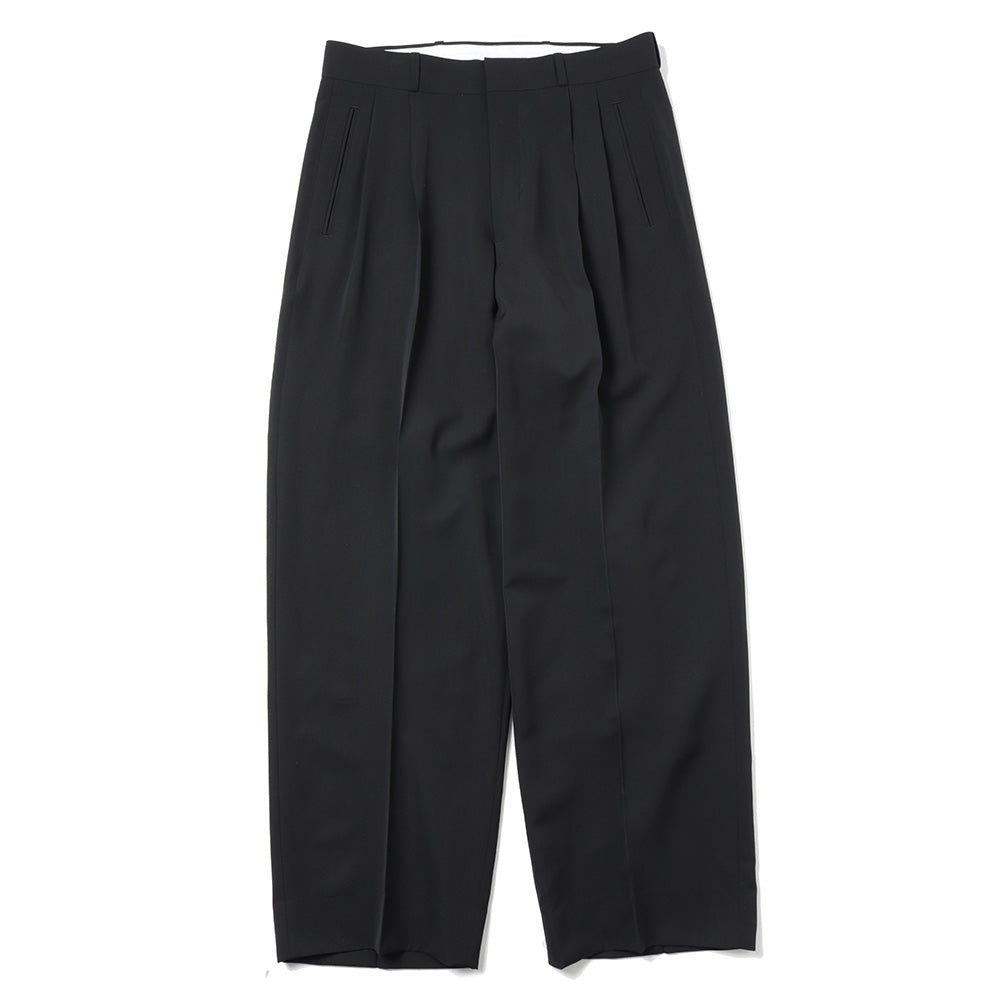 A.PRESSE Wool Rayon Wide Trousers