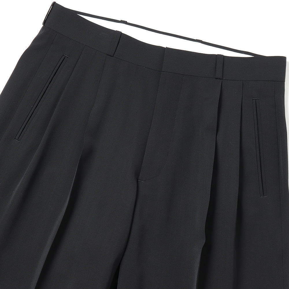 A.PRESSE Wool Rayon Wide Trousers