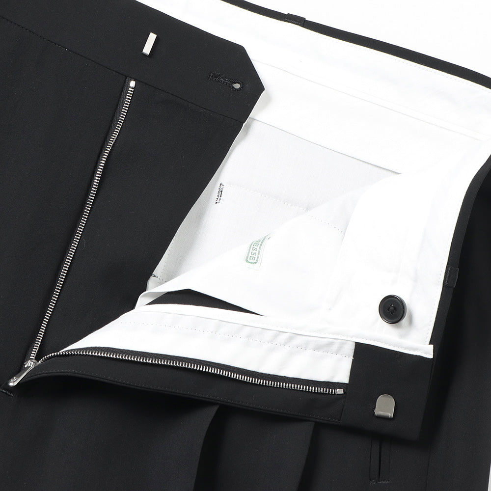 A.PRESSE Wool Rayon Wide Trousers