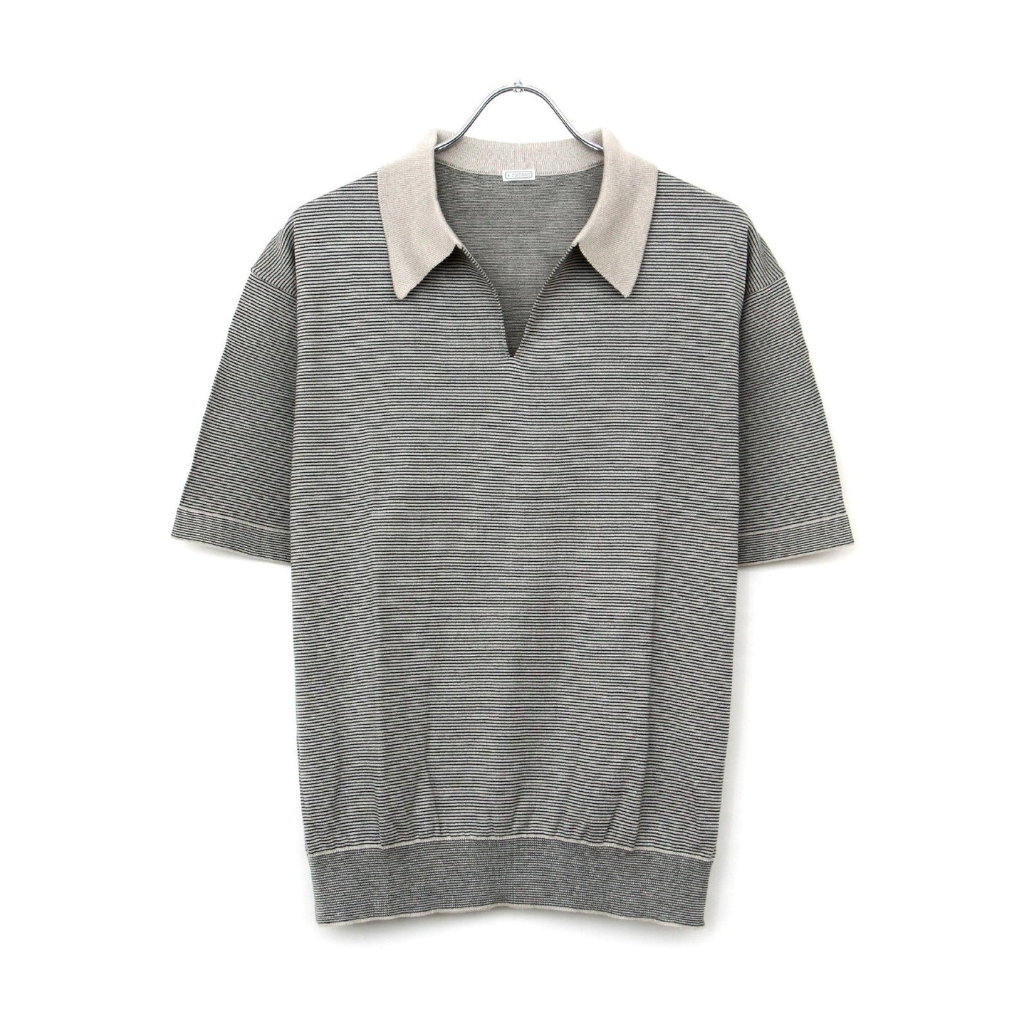 A.PRESSE High Gauge S／S Striped Skipper