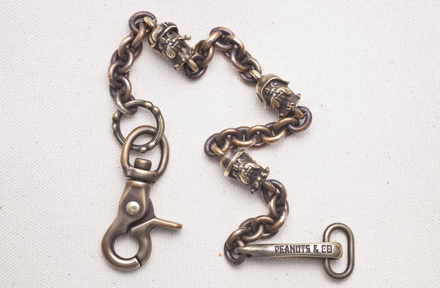 Peanuts&Co BULL WALLET CHAIN Brass