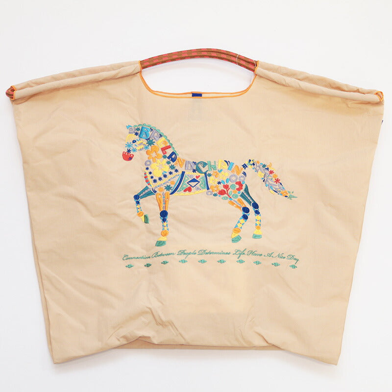 Ball & Chain Tote Bag FLOWER HORSE (L)