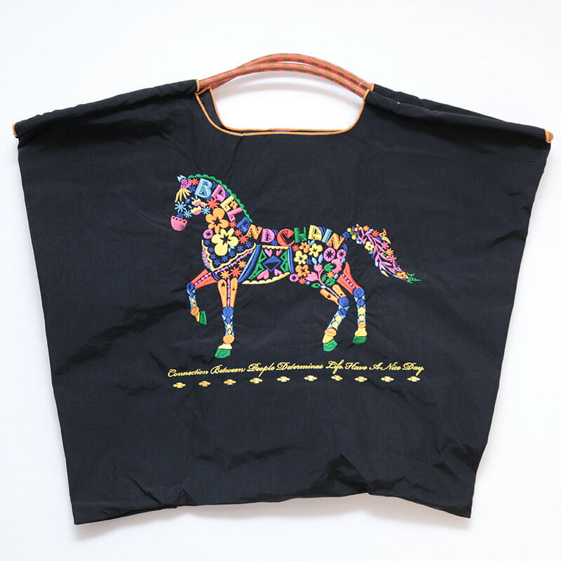 Ball & Chain Tote Bag FLOWER HORSE (L)